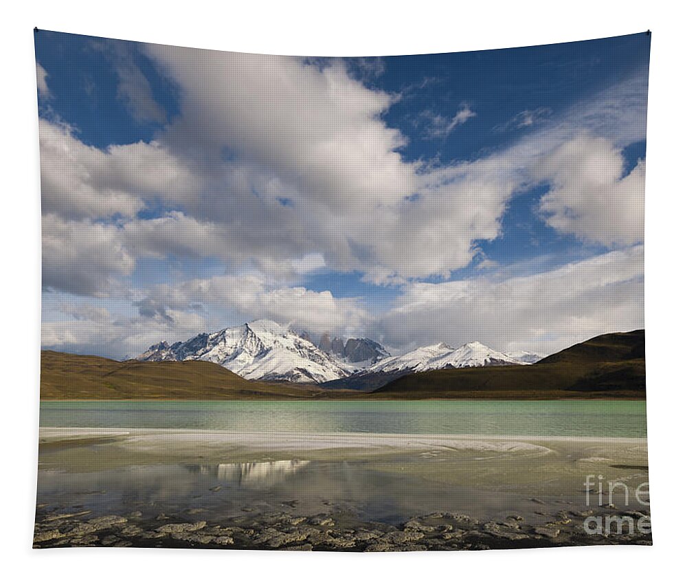 Chile Tapestry featuring the photograph Torres Del Paine National Park, Chile by John Shaw
