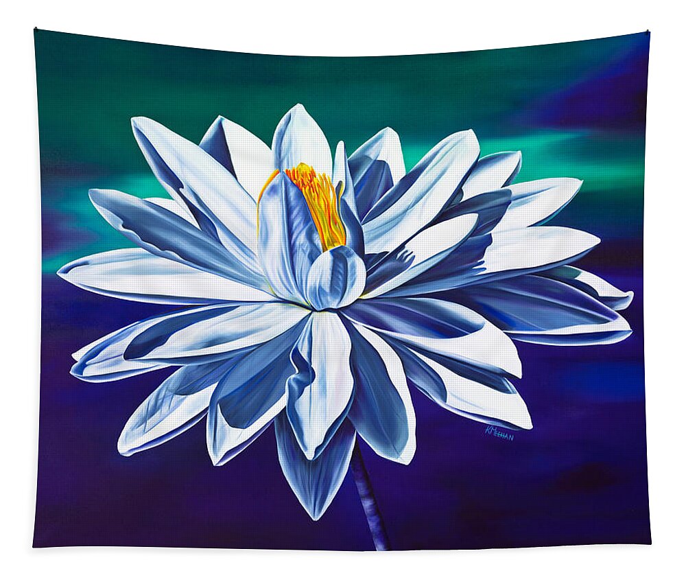 30x40 Tapestry featuring the painting Tranquility by Kerri Meehan