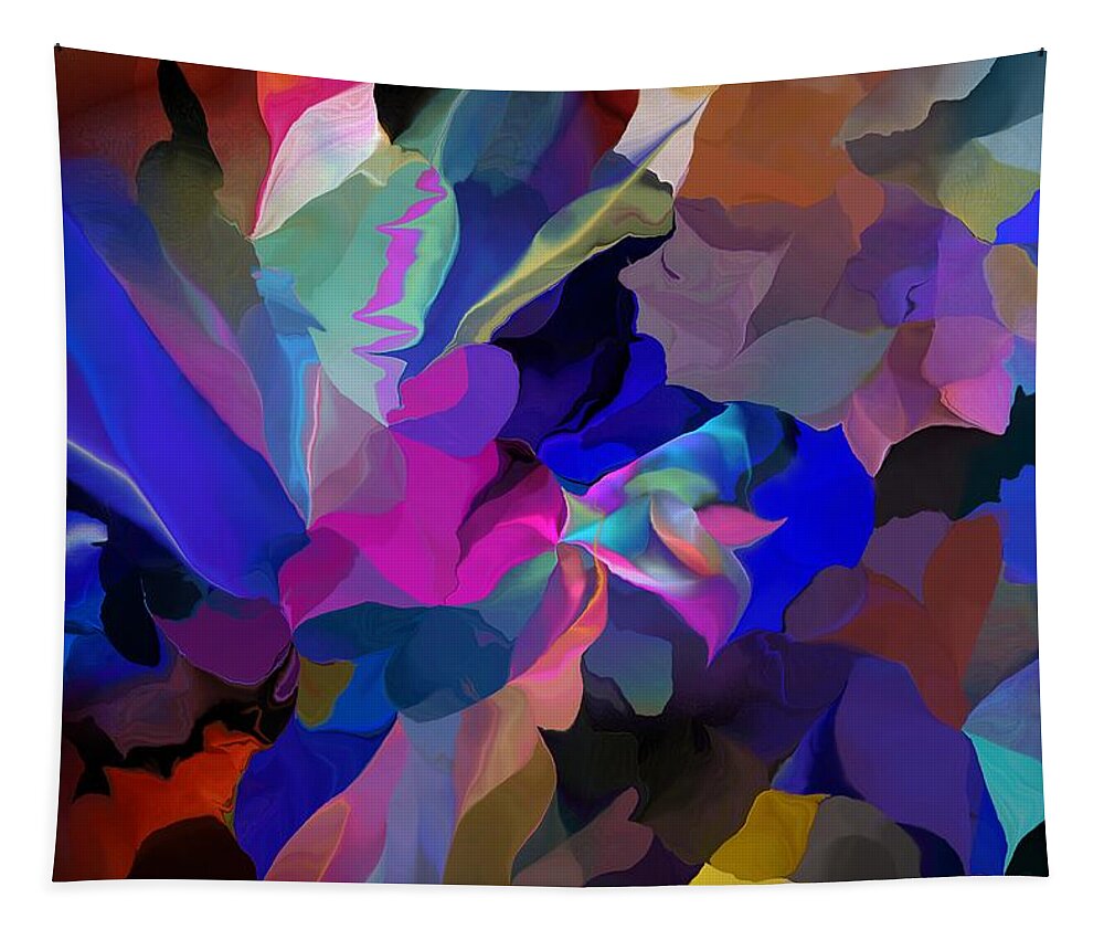 Fine Art Tapestry featuring the digital art Transcendental Altered States by David Lane