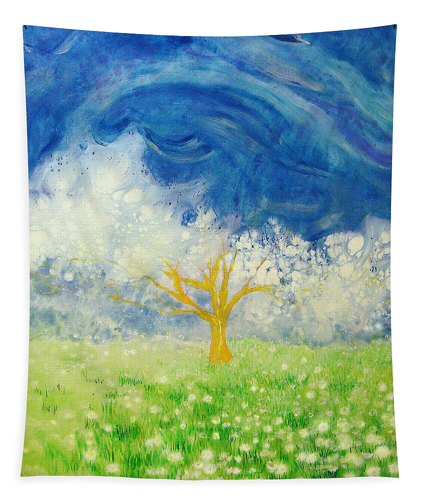 Nature Tapestry featuring the painting Tree of Life by Ashleigh Dyan Bayer