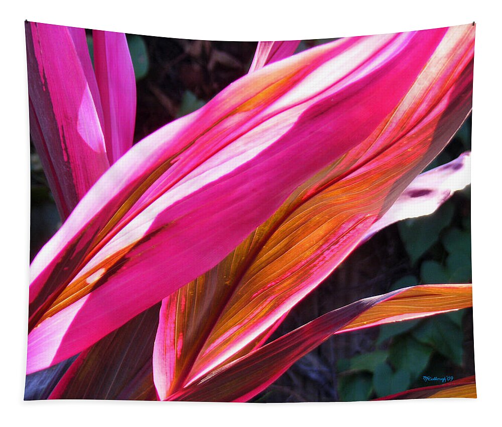 Plants Tapestry featuring the photograph Tropical Leaves 1 by Duane McCullough