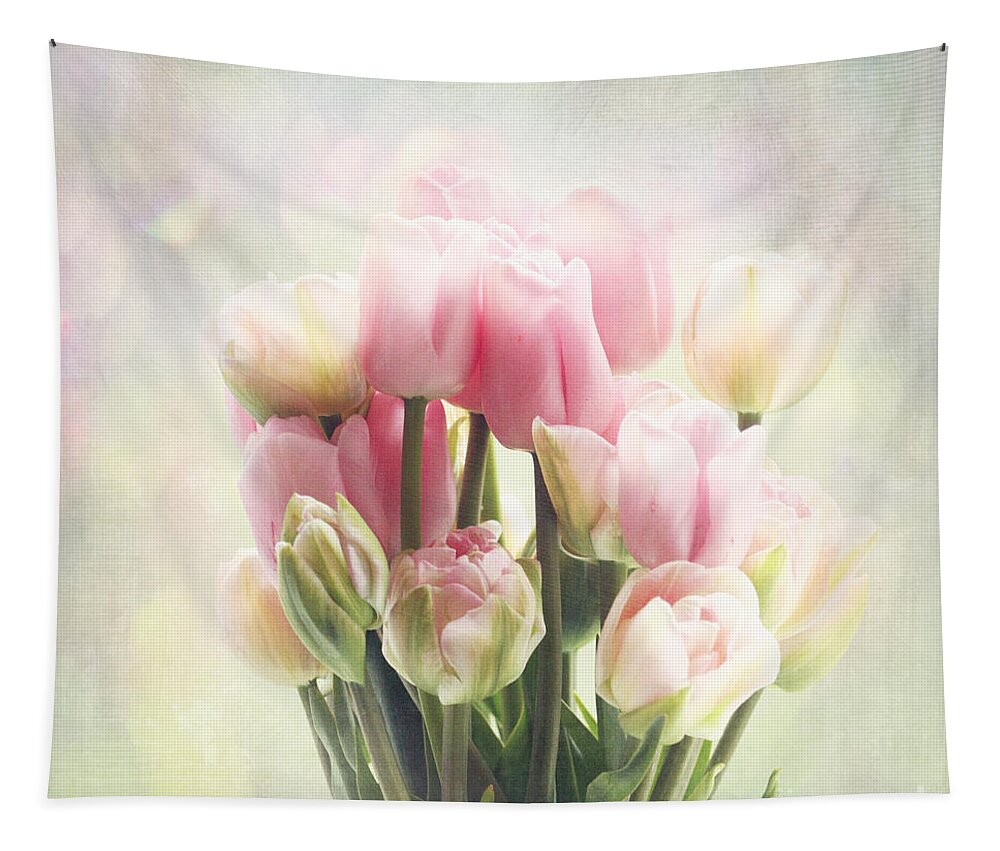 Tulips Tapestry featuring the photograph Tulip Bouquet by Sylvia Cook
