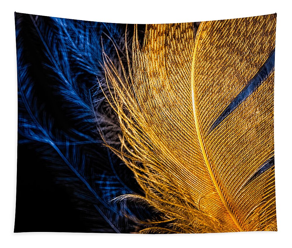 Abstract Tapestry featuring the photograph Tweety Bird by Bob Orsillo