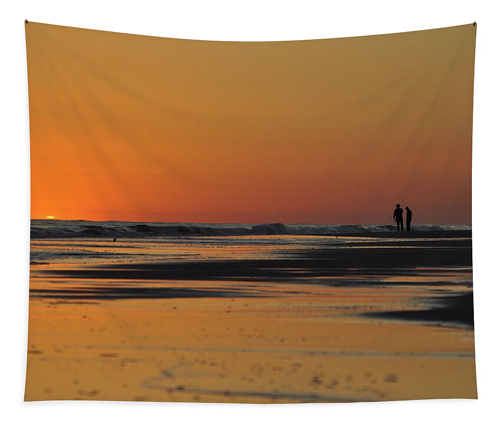 Sunset Tapestry featuring the photograph Two's Company by Rob Hemphill