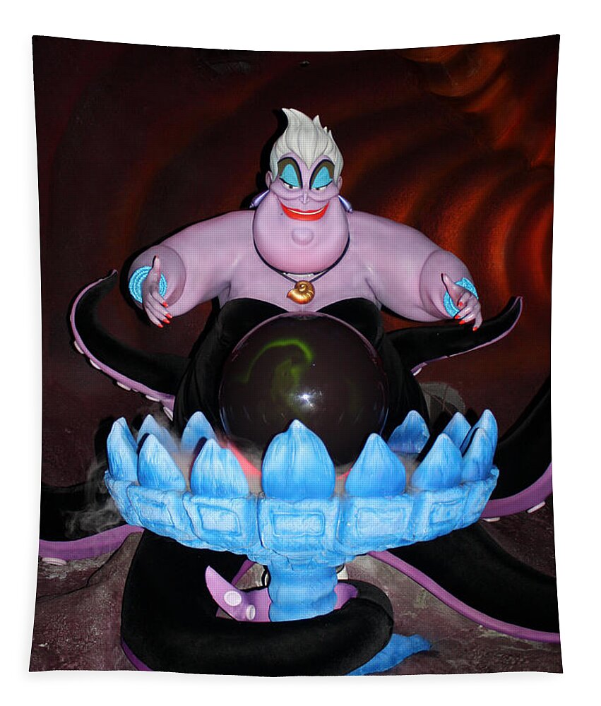 Disney World Tapestry featuring the photograph Ursula by David Nicholls