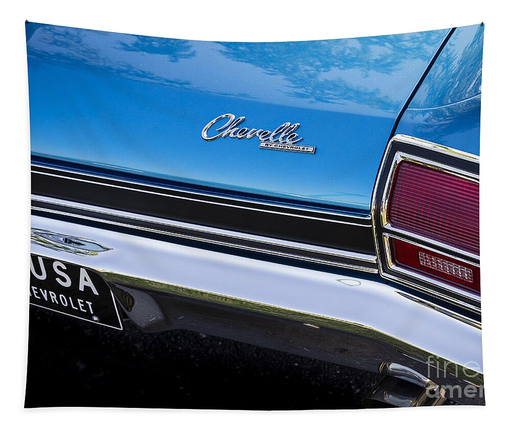 1969 Chevelle Tapestry featuring the photograph 1-USA Chevelle by Dennis Hedberg