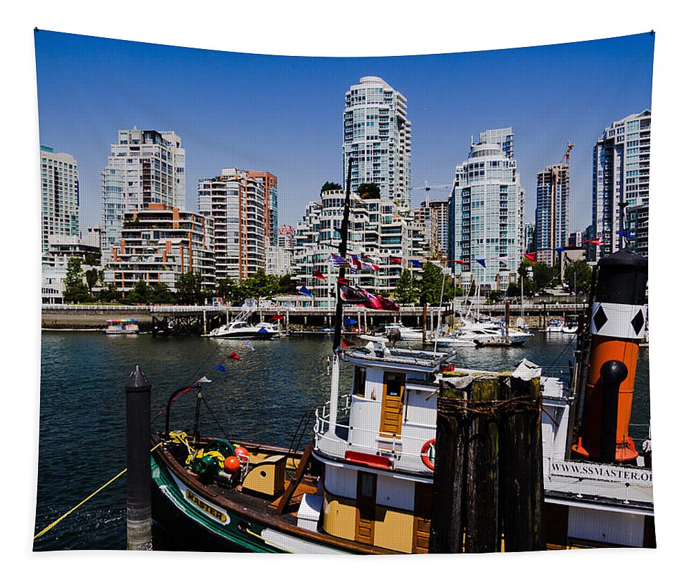Vancouver Tapestry featuring the photograph Vancouver Views by Kathy Bassett