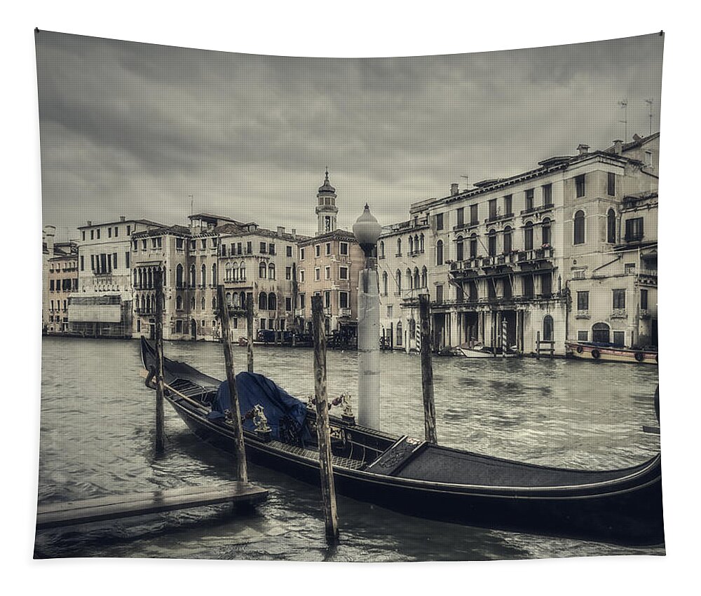 Color Efex Pro Tapestry featuring the photograph Venetian landscape by Roberto Pagani