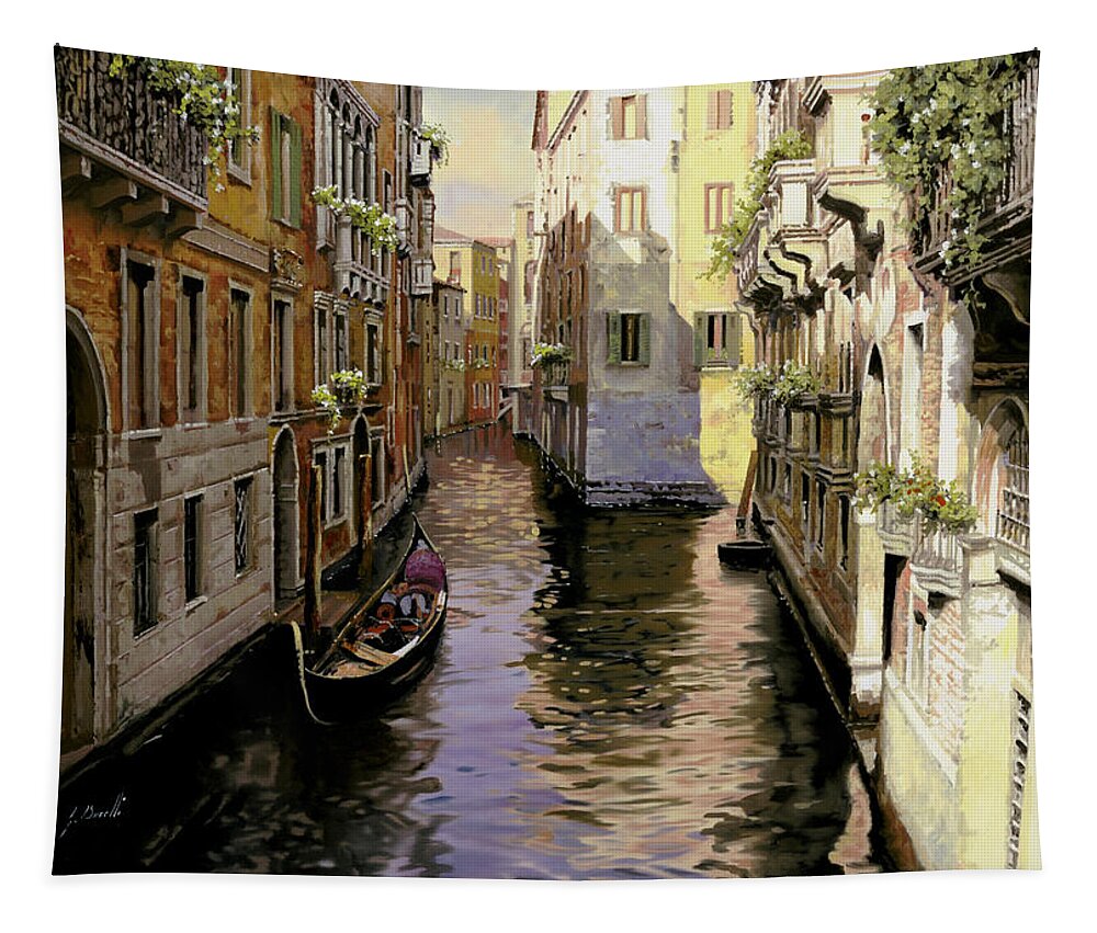 Venice Tapestry featuring the painting Venezia Chiara by Guido Borelli