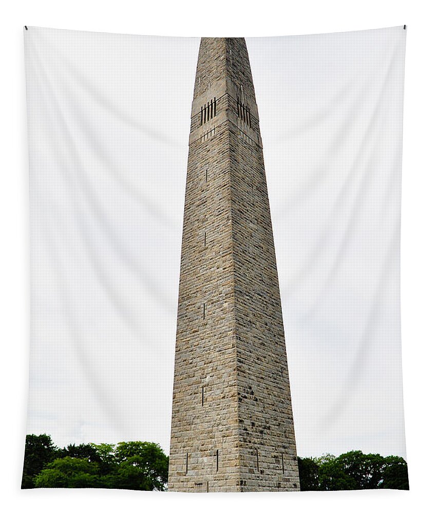 Bennington Battle Monument Tapestry featuring the photograph Vermont Monument by Mitchell R Grosky