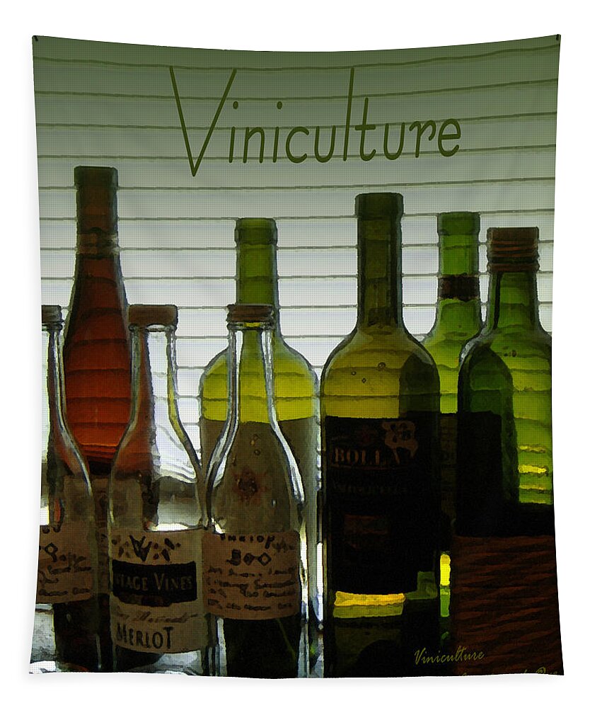 Wine Tapestry featuring the photograph Viniculture by Lee Owenby