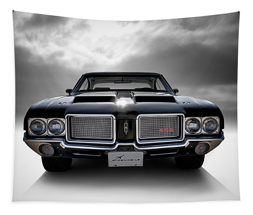 Car Tapestry featuring the digital art Vintage 442 by Douglas Pittman