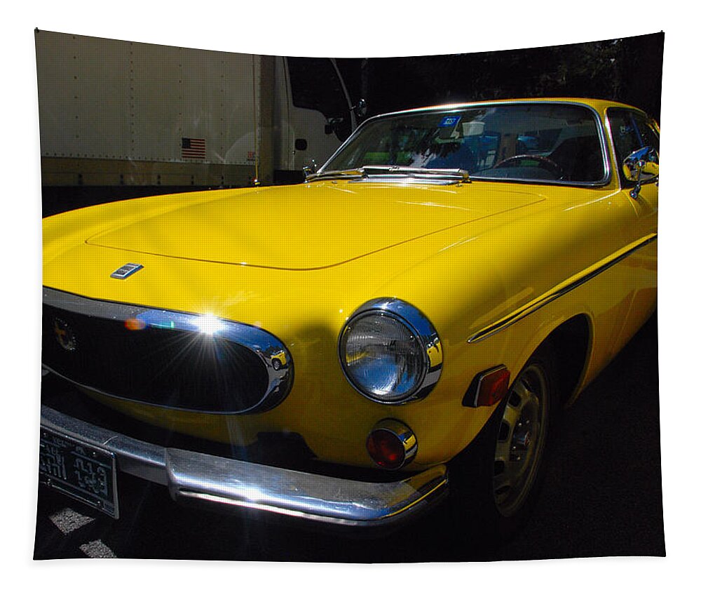 Auotmobiles Tapestry featuring the photograph Volvo P1800ES by John Schneider