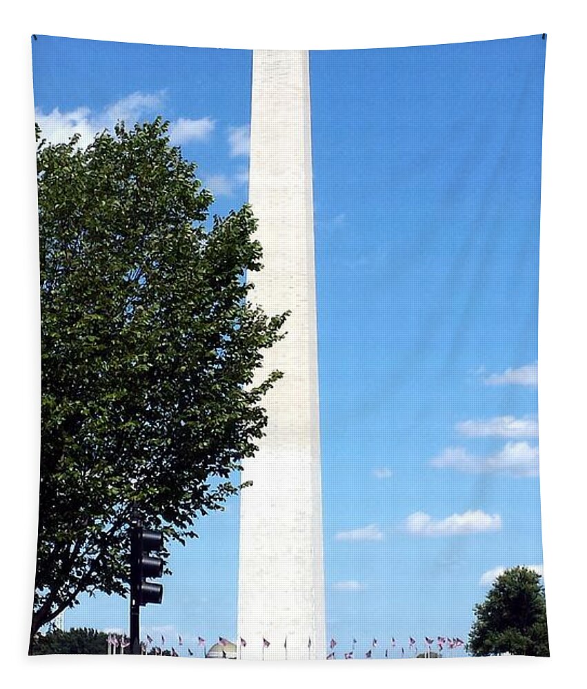 Washington Tapestry featuring the photograph Washington Monument by Kenny Glover