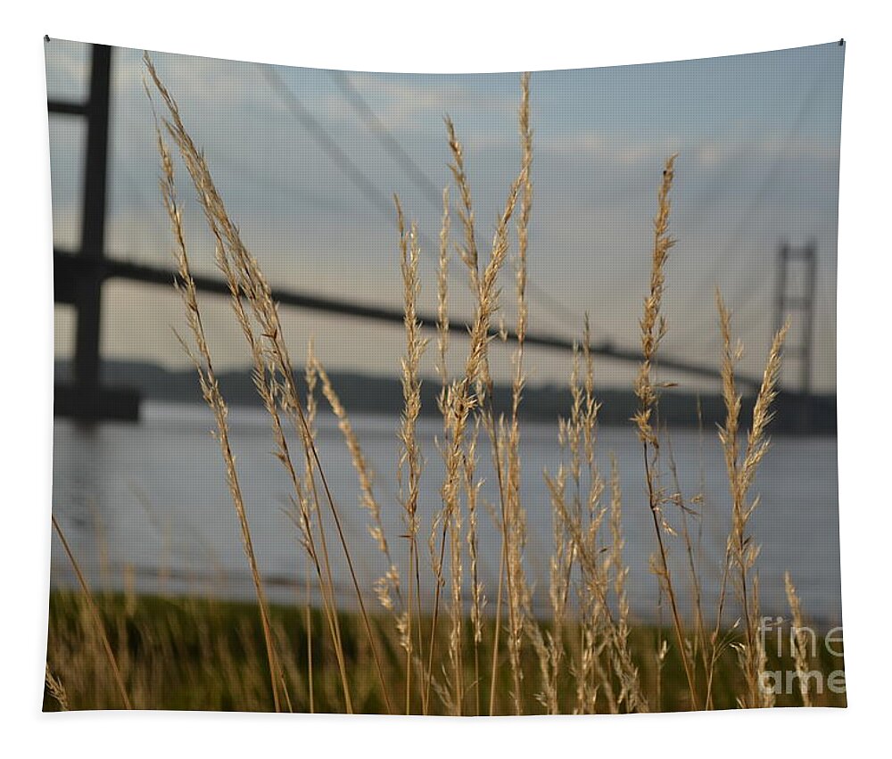 Humber Tapestry featuring the photograph Wasting Time By The Humber by Scott Lyons