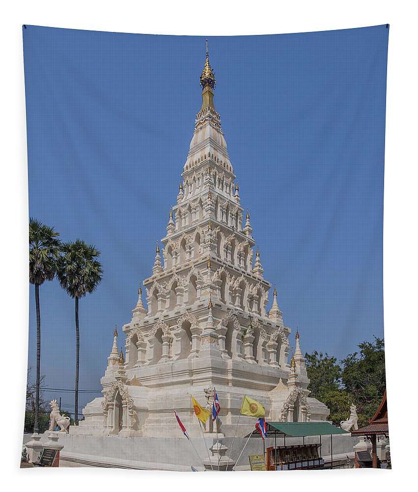 Scenic Tapestry featuring the photograph Wat Chedi Liem Chedi Liem DTHCM0820 by Gerry Gantt