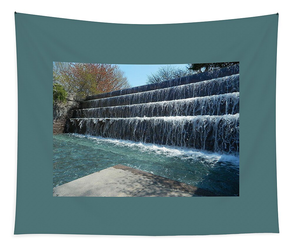 Waterfall Tapestry featuring the photograph Waterfall Heaven by Emmy Vickers