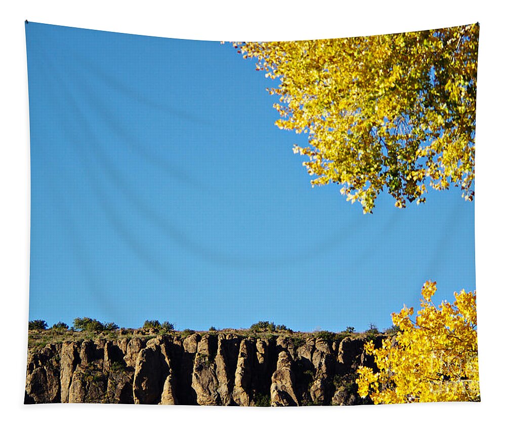 West Tapestry featuring the photograph West Texas Autumn by Gary Richards