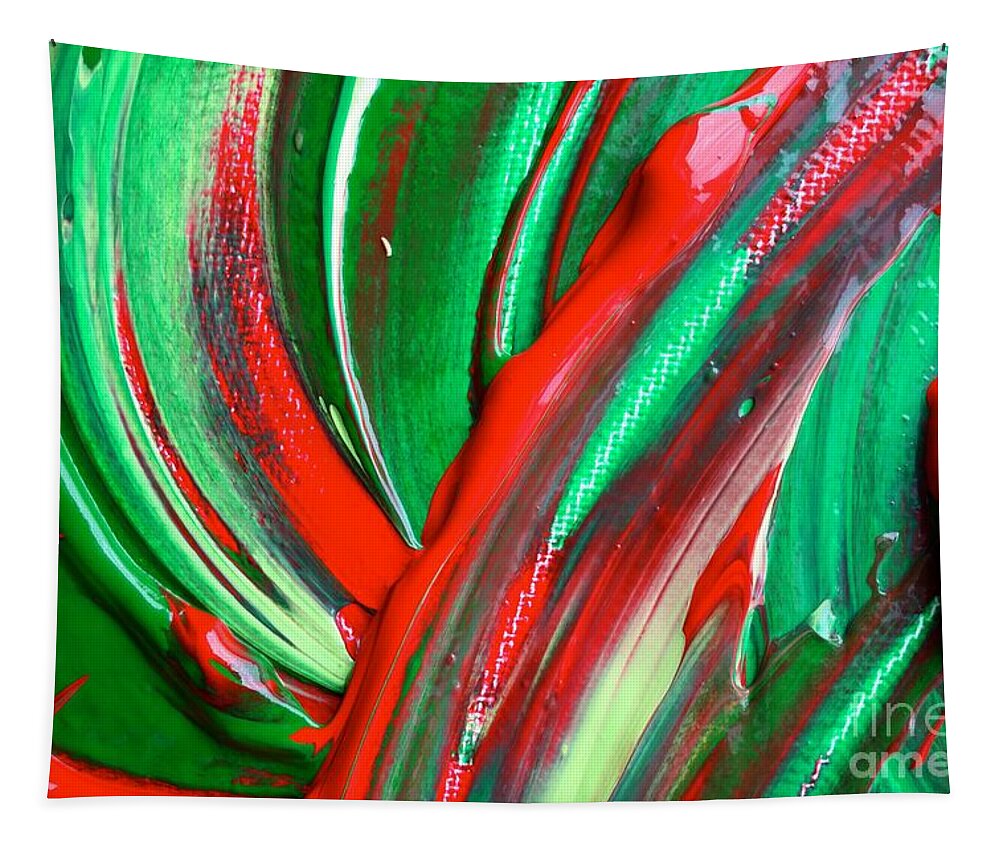 Paint Tapestry featuring the photograph Wet Paint 63 by Jacqueline Athmann