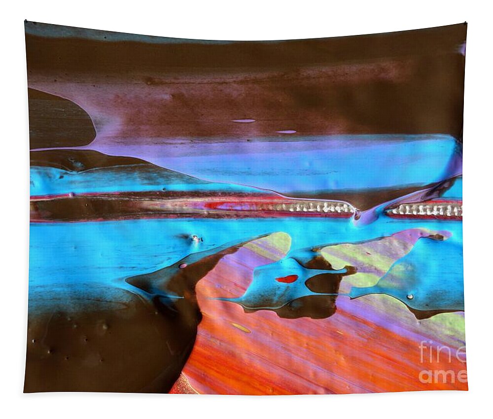 Paint Tapestry featuring the photograph Wet Paint 89 by Jacqueline Athmann