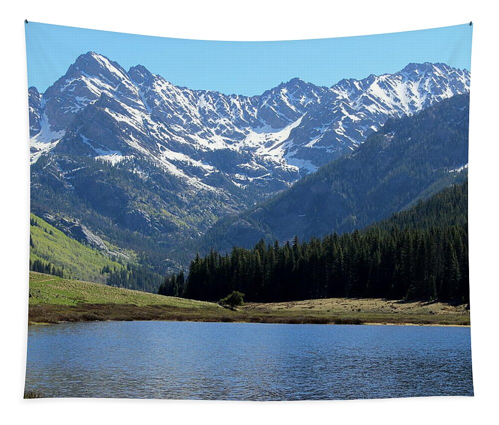 Piney Lake Tapestry featuring the photograph Beautiful Colorado by Fiona Kennard