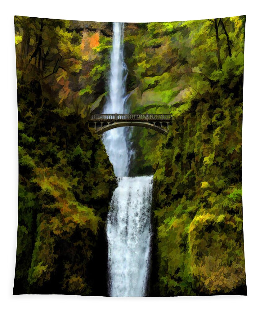 Oregon Tapestry featuring the photograph Where Gnomes and Trolls Play by Jon Burch Photography