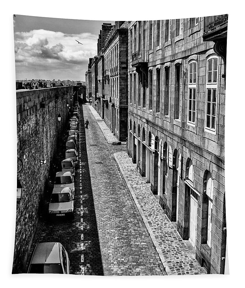 St Malo Tapestry featuring the photograph Where's my car? by Nigel R Bell