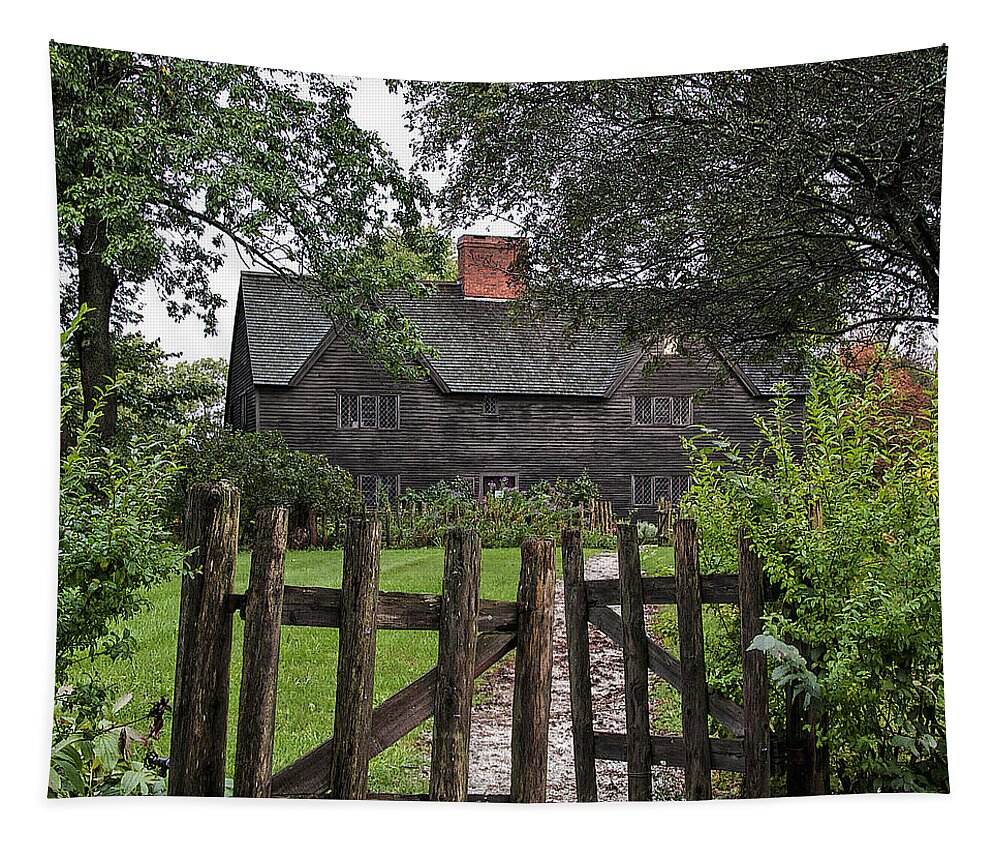 Whipple Tapestry featuring the photograph Whipple House Ipswich by Stoney Stone