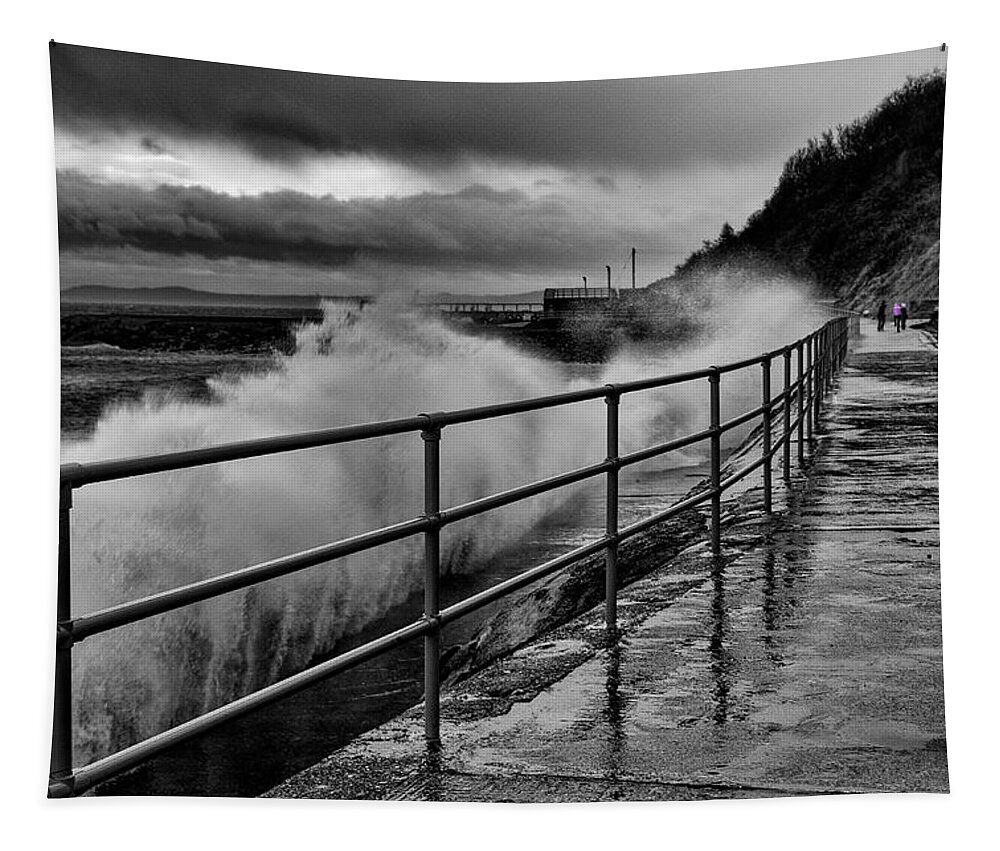 Whitehead Tapestry featuring the photograph Whitehead Splash by Nigel R Bell