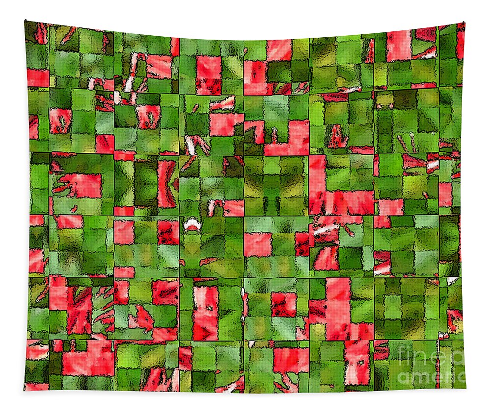Digital Tapestry featuring the digital art Wild Flower by Nina Ficur Feenan