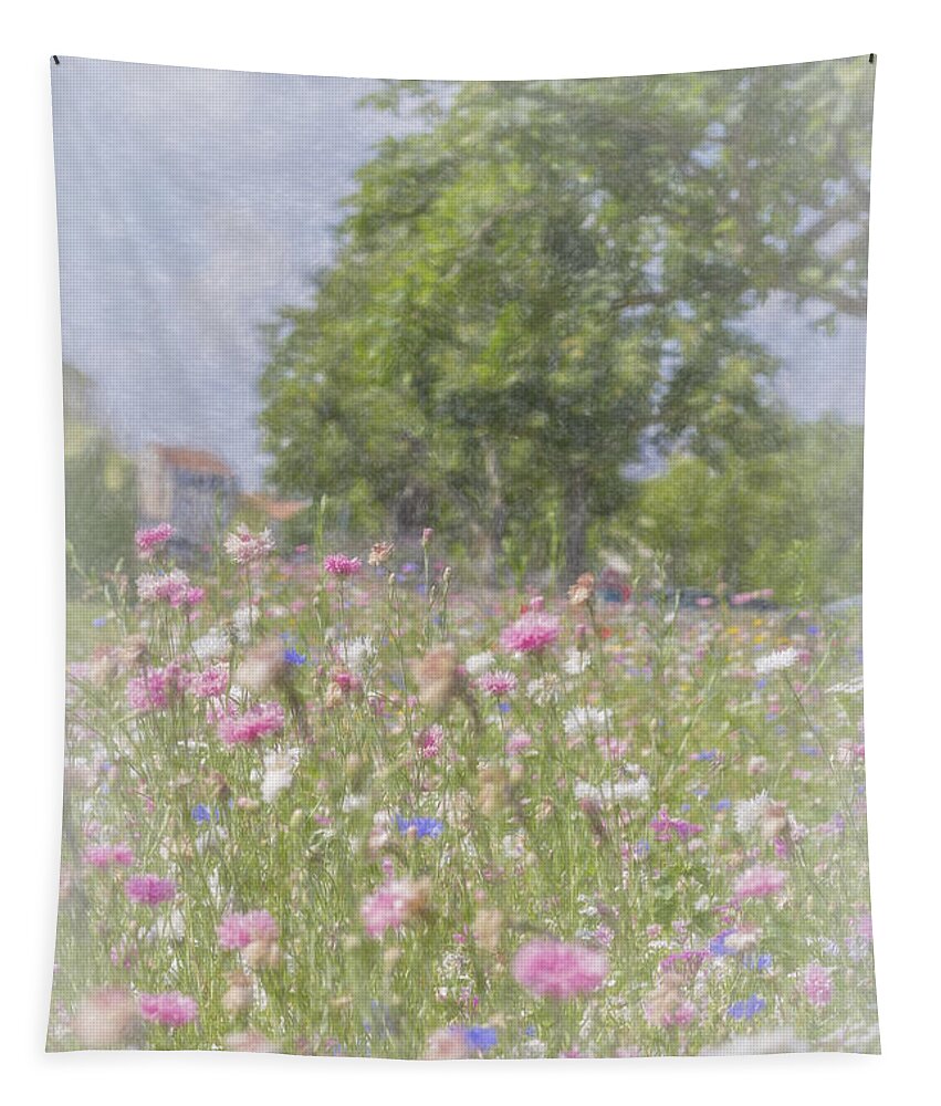 Wildflowers Tapestry featuring the photograph Wildflower Impressionism by Elaine Teague