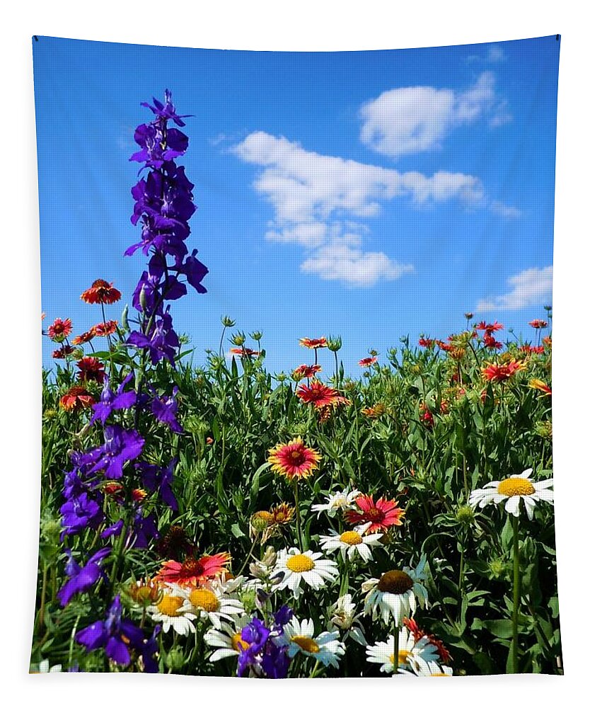 Wildflowers Tapestry featuring the photograph Wildflowers #7 by Robert ONeil