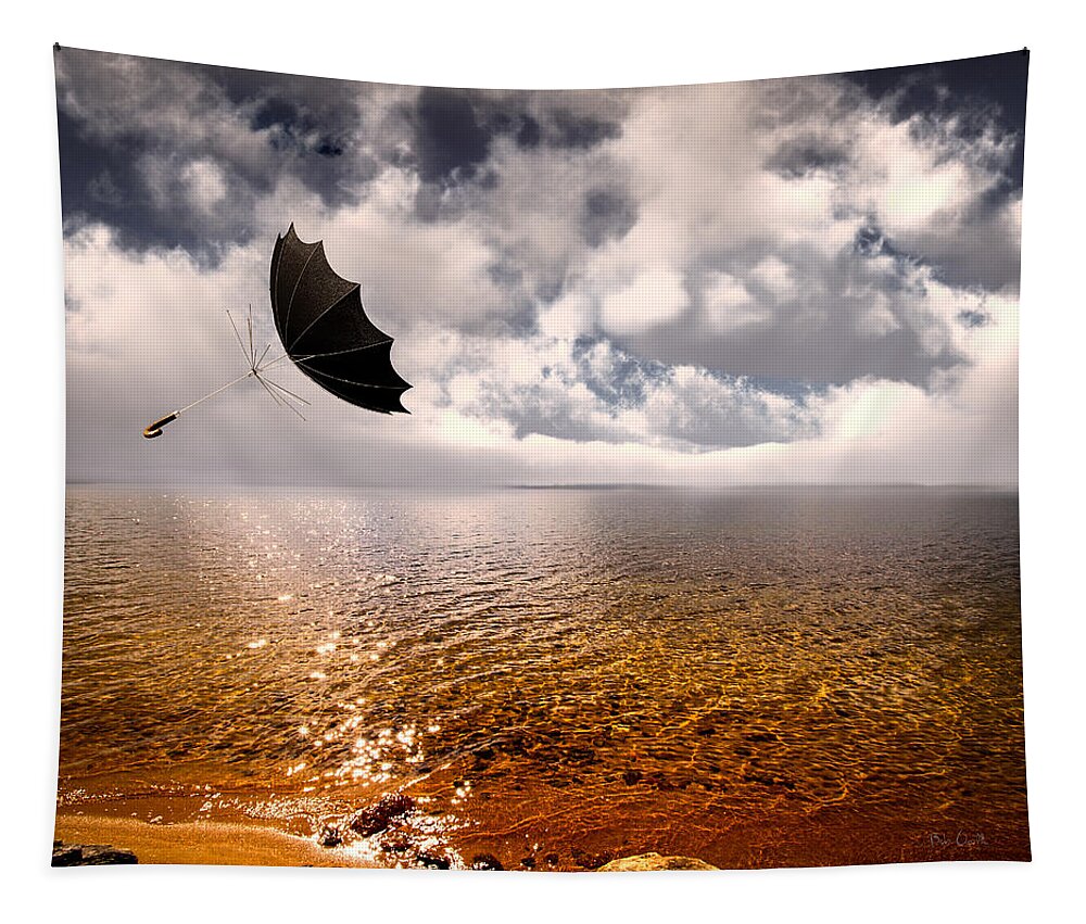 Umbrella Tapestry featuring the photograph Windy by Bob Orsillo