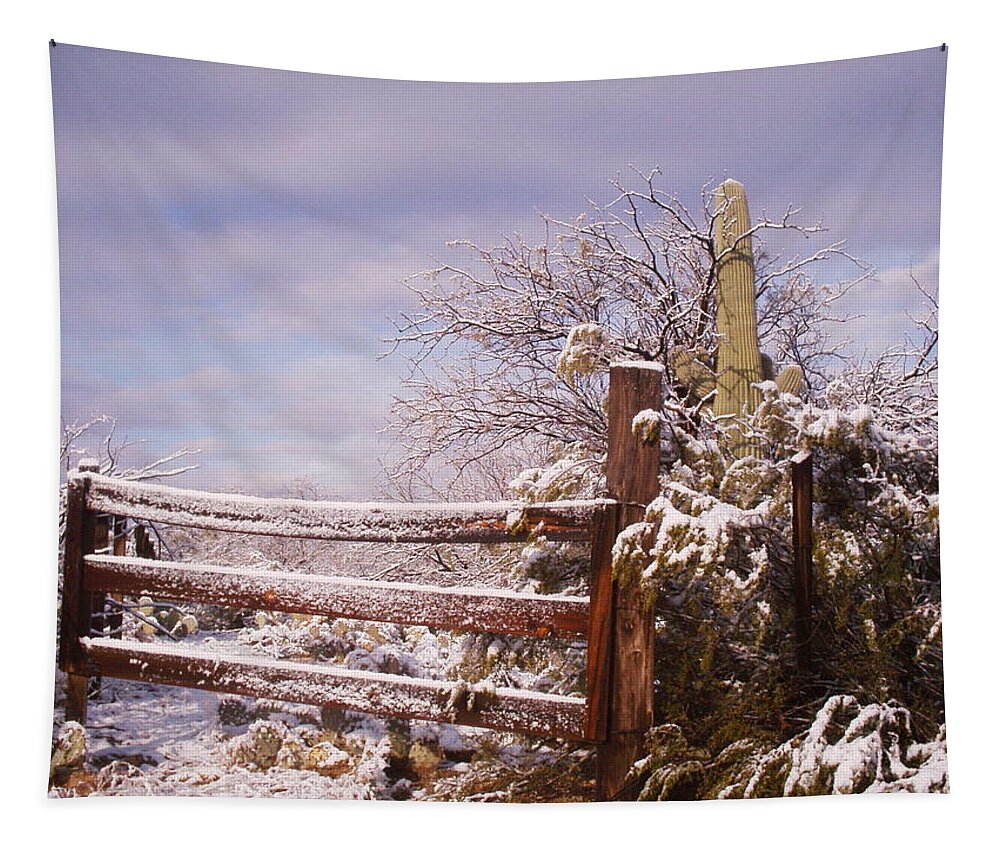 Snow Tapestry featuring the photograph Winter In The West by David S Reynolds