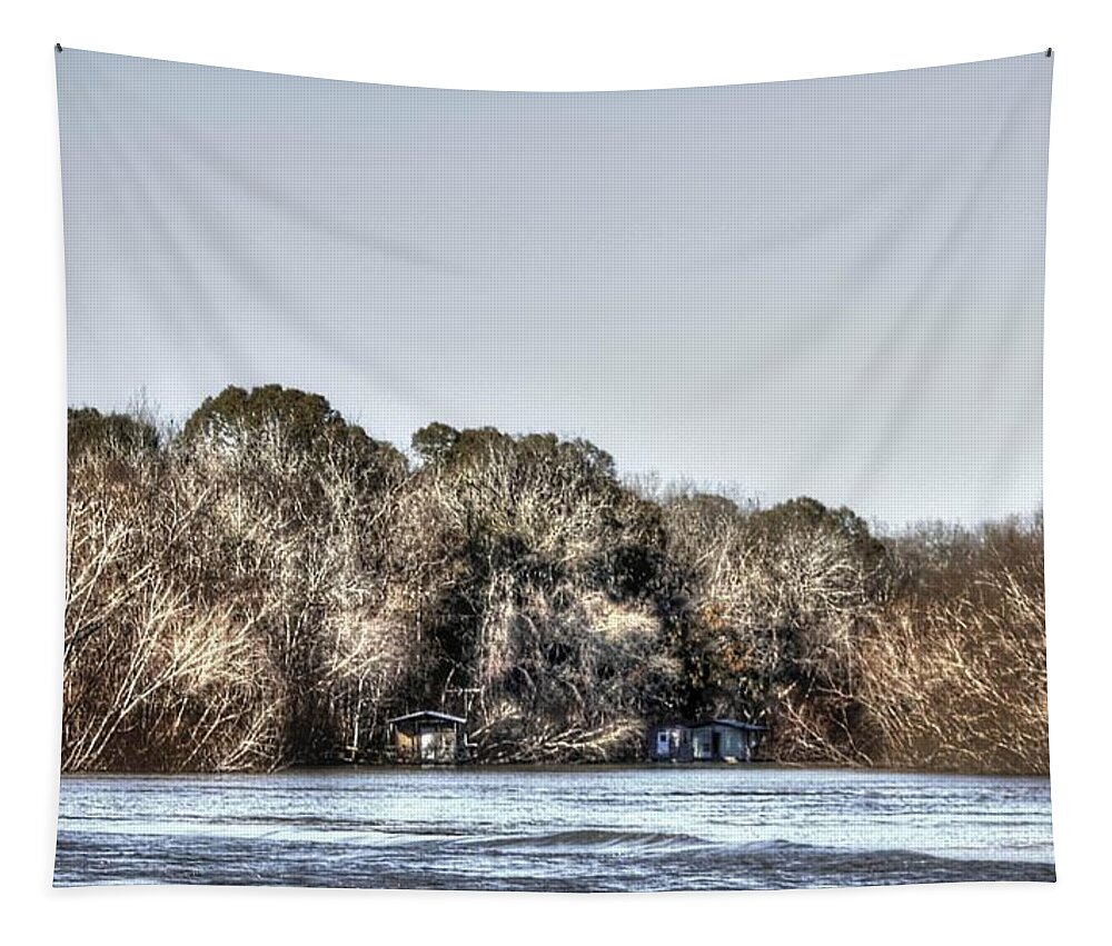 Apalachicola River Tapestry featuring the photograph Winter River by Debra Forand