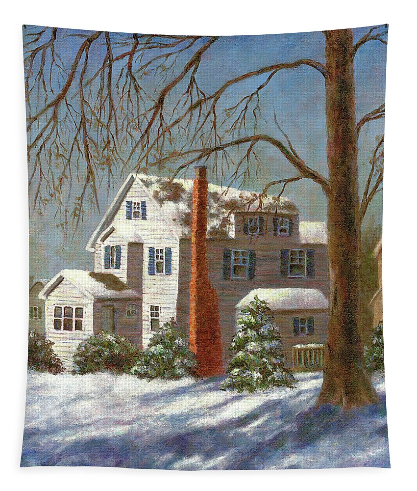 Winter Tapestry featuring the painting Winter White by Susan Savad