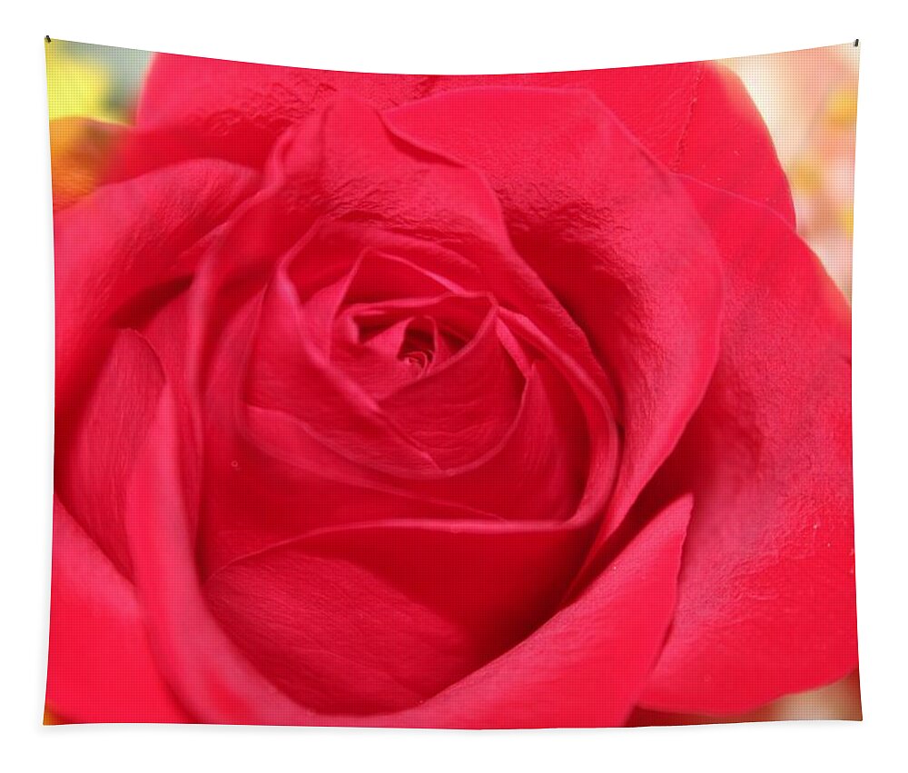 Rose Tapestry featuring the photograph With Love by Judy Palkimas