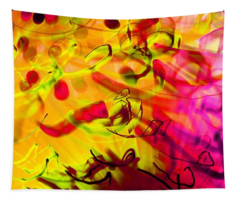 Abstract Tapestry featuring the photograph YYZ by Dazzle Zazz
