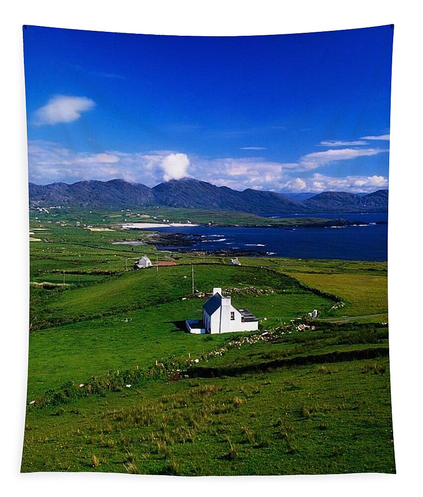 Beara Peninsula Tapestry featuring the photograph Beara Penninsula, Co Kerry, Ireland #1 by The Irish Image Collection 
