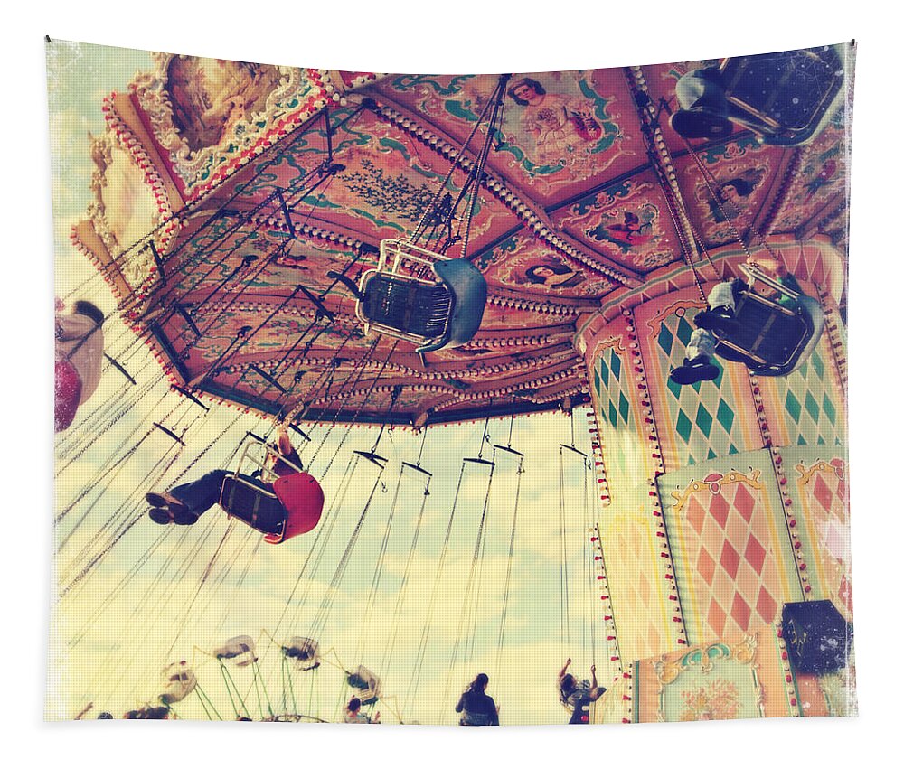 Carnival Tapestry featuring the photograph Up Up And Away #1 by Sylvia Cook