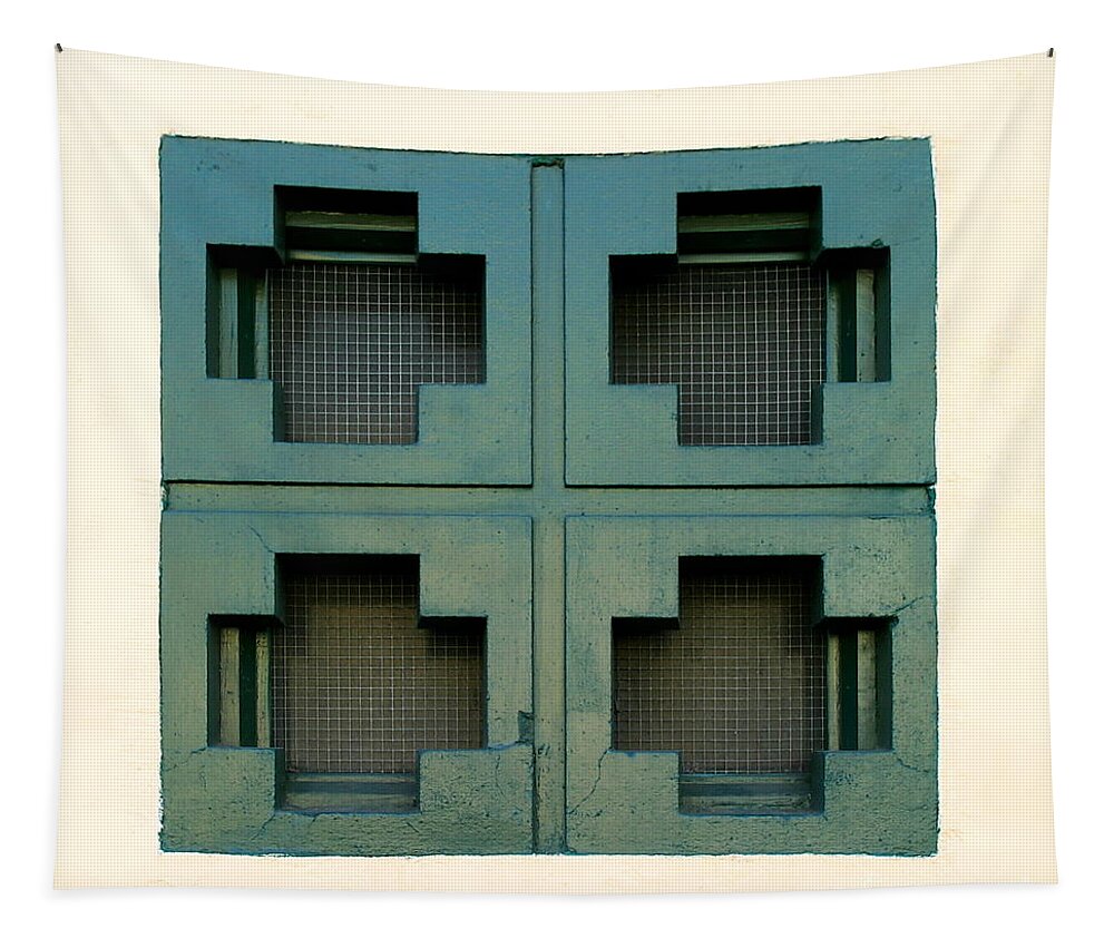 Ventura Tapestry featuring the photograph Windows #1 by Henrik Lehnerer