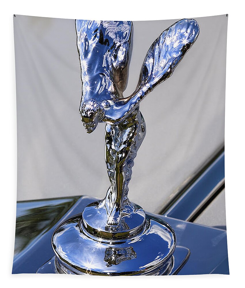 Rolls Tapestry featuring the photograph 1965 Rolls Royce Silver Cloud III MPW Coupe by Gordon Dean II