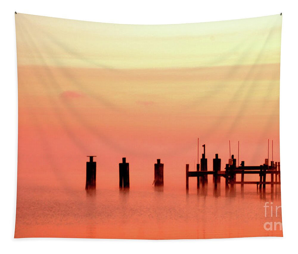 Clay Tapestry featuring the photograph Eery Morn #2 by Clayton Bruster