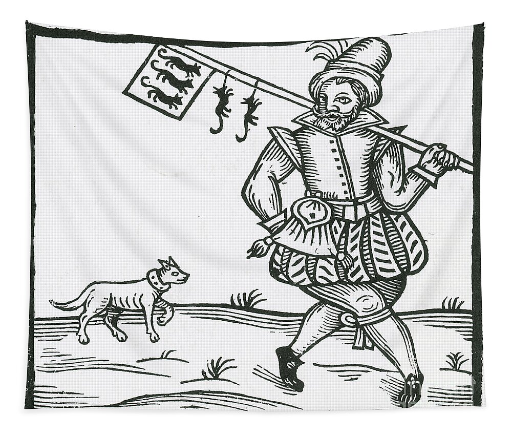 Rat Catcher, Medieval Tradesman #2 Tapestry by Science Source