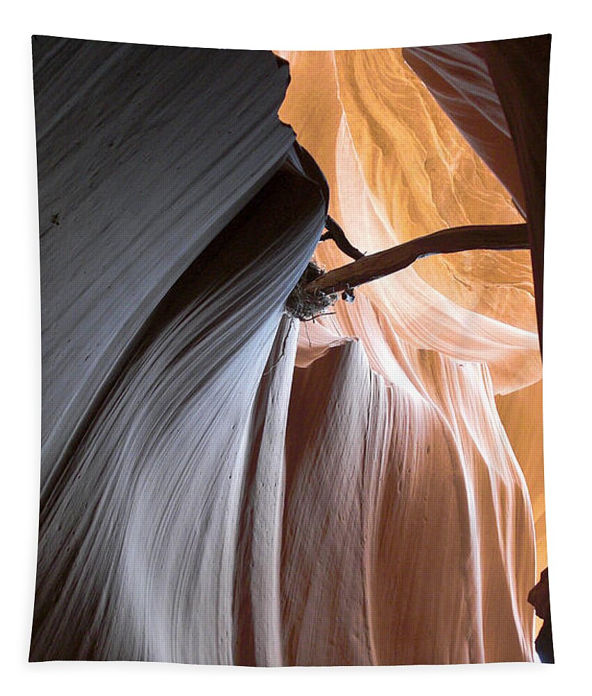 Ralf Tapestry featuring the photograph Inside lower Antelope Canyon #3 by Ralf Kaiser