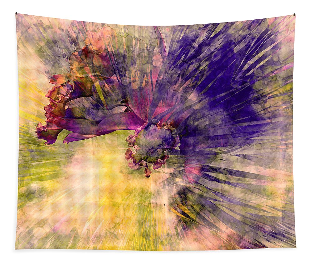 Floral Tapestry featuring the digital art A Little Romance by Barbara Berney