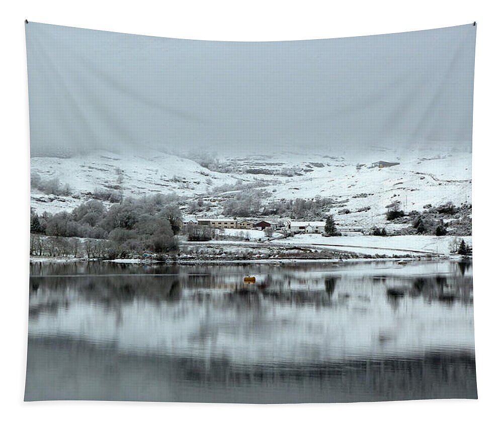 Snow Tapestry featuring the photograph A Winter's Scene by Lynn Bolt