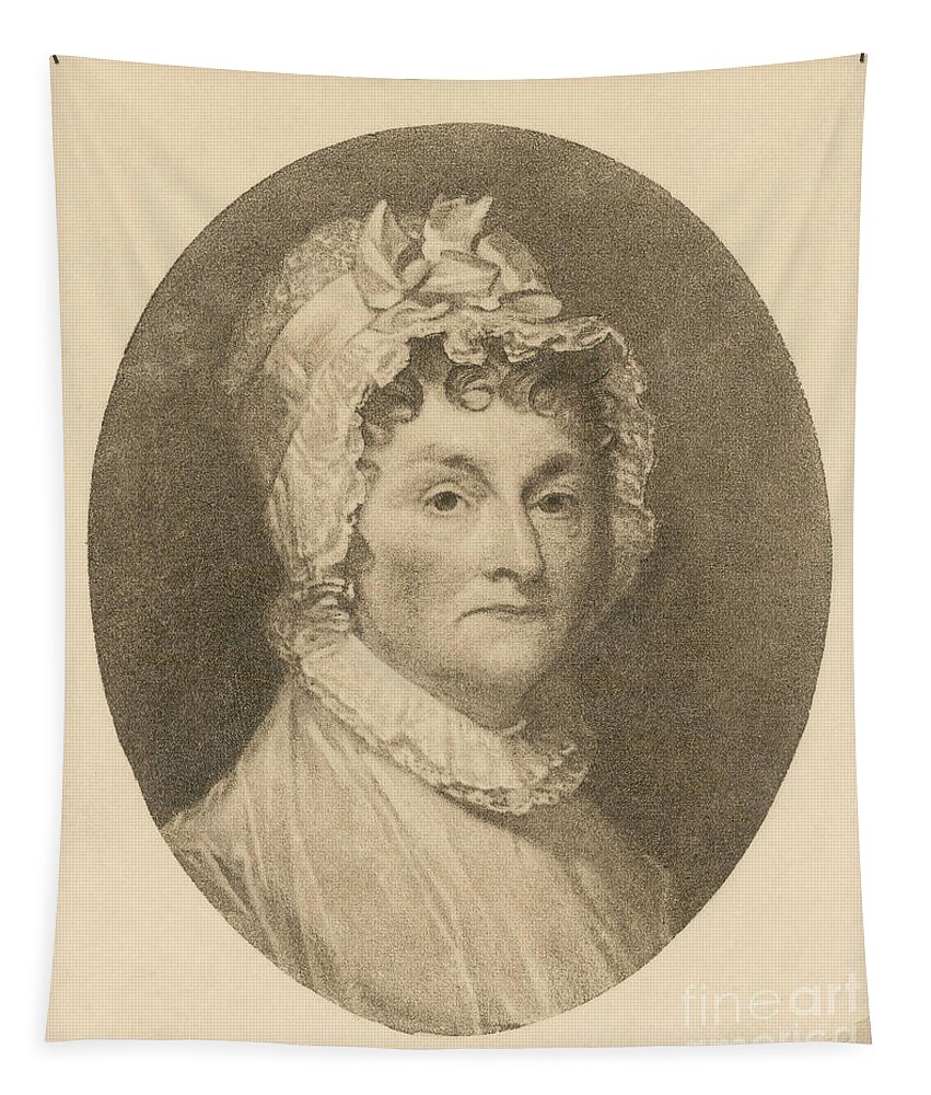 Painting Tapestry featuring the photograph Abigail Adams by Photo Researchers