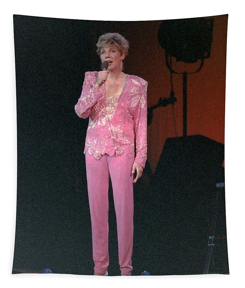 Music Tapestry featuring the photograph Anne Murray by Mike Martin