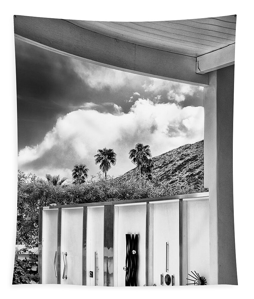Doors Tapestry featuring the photograph TUXEDO TERRACE Palm Springs CA by William Dey